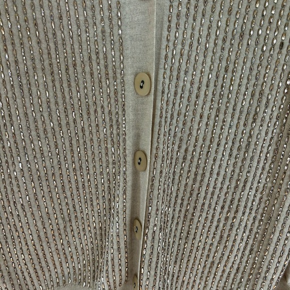 Stella McCartney Cream Knit Cardigan - Picture 2 of 6